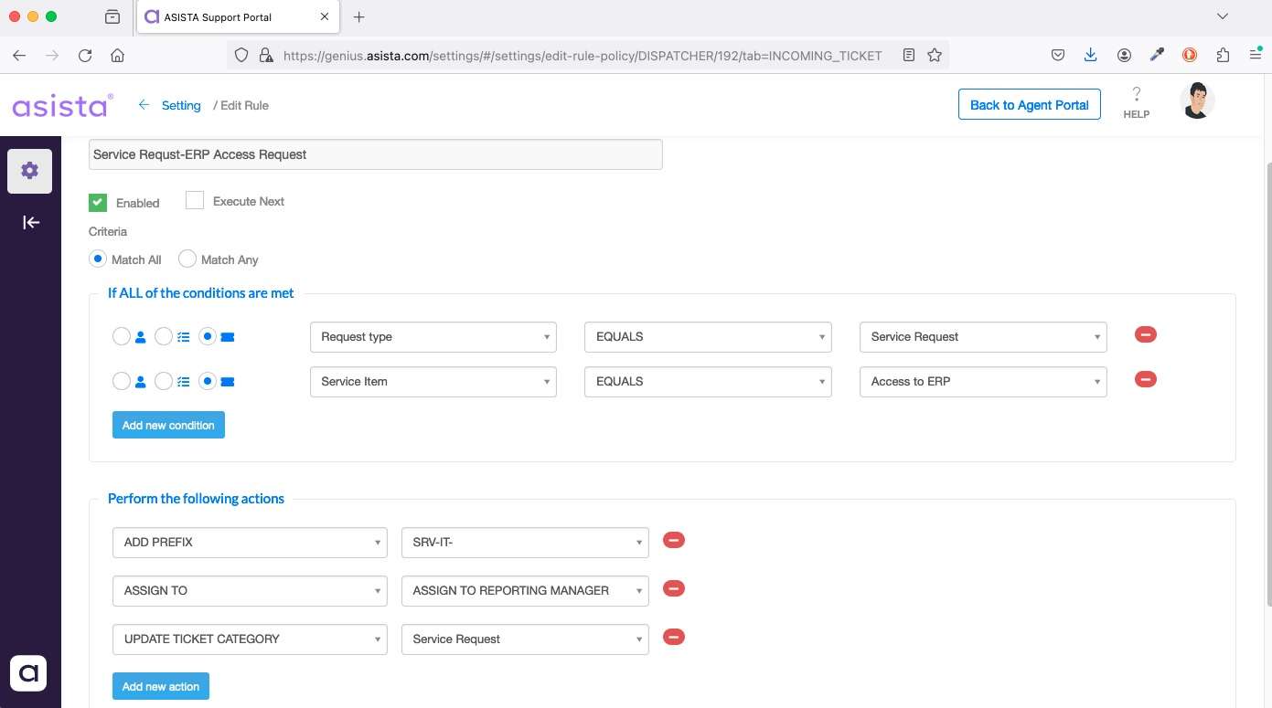 Ticketing Workflow - Workflow Platform Asista