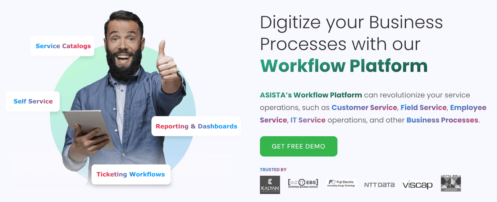 ASISTA's Workflow Platform: Digitize and optimize your business processes.