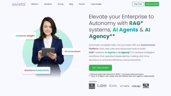 Elevate Efficiency & Productivity with Asista’s Autonomous AI Agents – Transforming Your Enterprise into a Smart, Independent Operation.